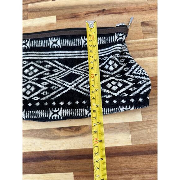 Jewell by Thirty-One Bag Tribal Rio Weave Print Black White with Accessory Bag‎ - Picture 10 of 11